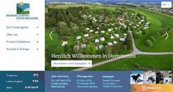 Desktop Screenshot of camping-koenigskanzel.de